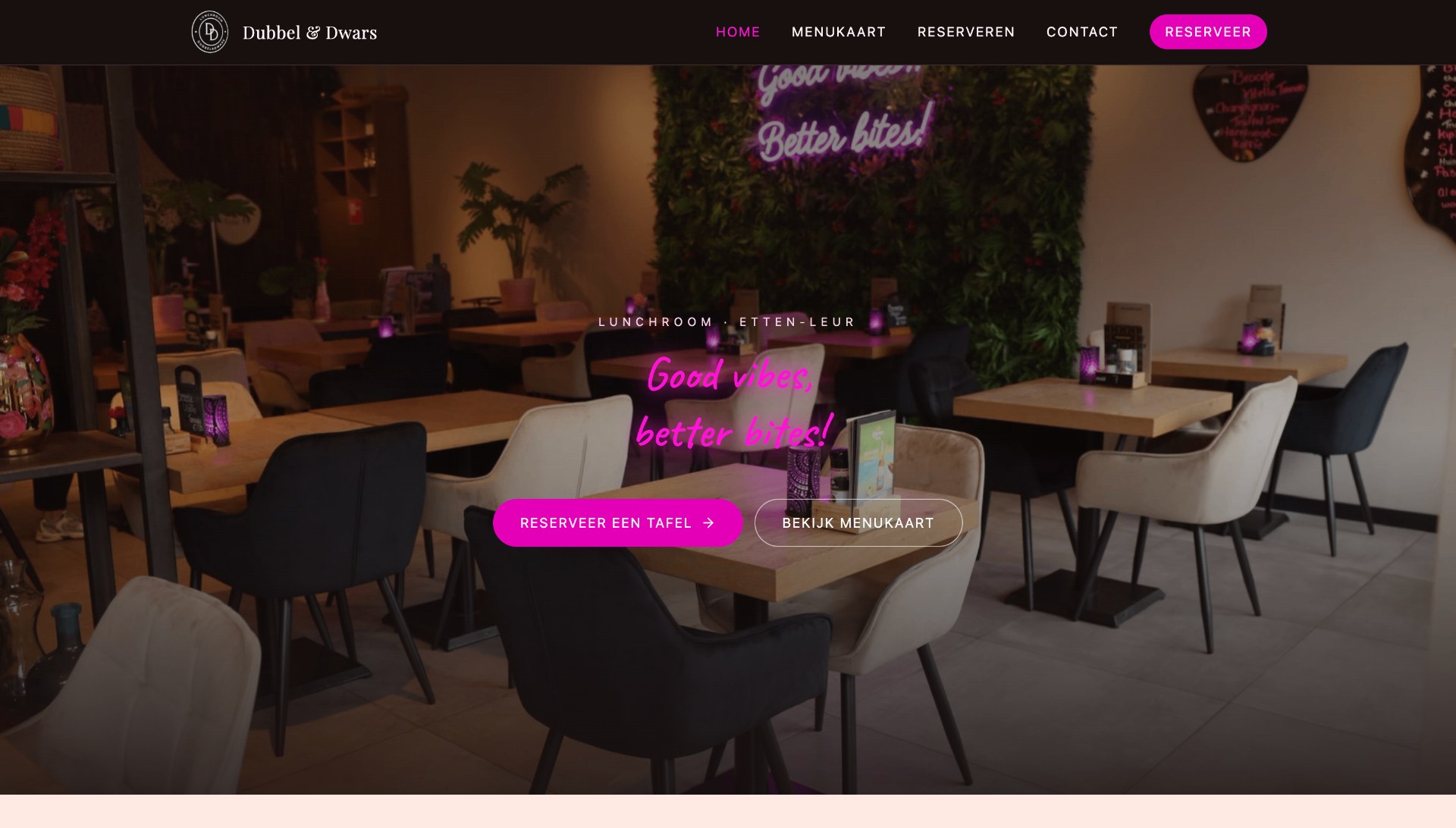 Voorbeeld van een door BK Designs gebouwde maatwerk website